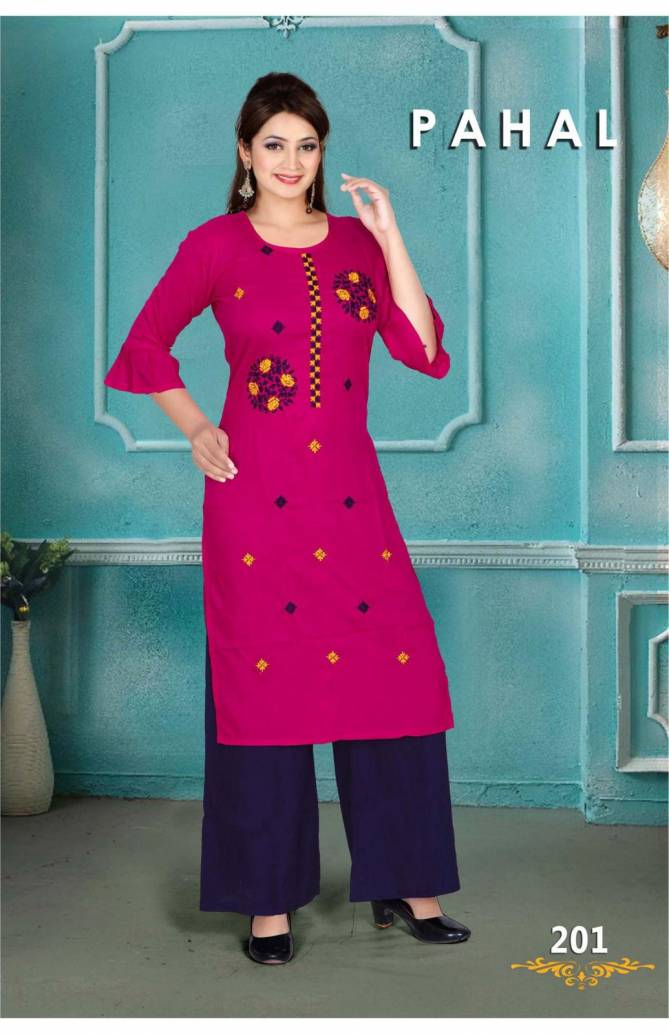 Beauty Queen Pahal 2 Casual Daily Wear Rayon Kurti With Bottom Collection